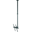 Atdec ceiling mount for large display, long pole - Loads up to 143lb - Black - Universal VESA up to 800x500