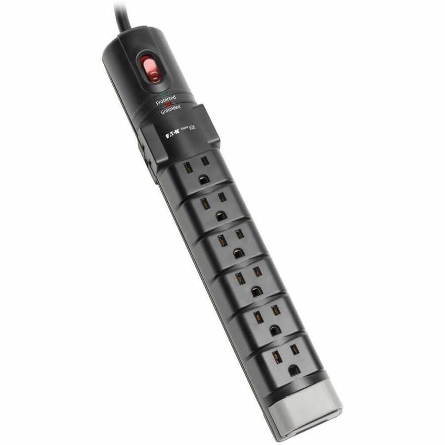 Eaton Tripp Lite Series Protect It! 8-Outlet Surge Protector, 6 ft. (1.83 m) Cord, 2160 Joules, Tel/DSL Protection, Cord Clip