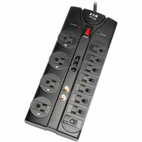 Eaton Tripp Lite Series Protect It! 12-Outlet Surge Protector, 8 ft. (2.43 m) Cord, 2880 Joules, Tel/Modem/Coaxial/Ethernet Protection