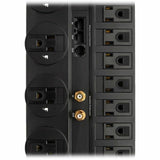 Eaton Tripp Lite Series Protect It! 12-Outlet Surge Protector, 8 ft. (2.43 m) Cord, 2880 Joules, Tel/Modem/Coaxial/Ethernet Protection