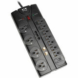 Eaton Tripp Lite Series Protect It! 12-Outlet Surge Protector, 8 ft. (2.43 m) Cord, 2880 Joules, Tel/Modem/Coaxial/Ethernet Protection