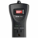 Eaton Tripp Lite Series Protect It! 7-Outlet Surge Protector, 7 ft. Cord with Right-Angle Plug, 2160 Joules, Diagnostic LEDs, Black Housing