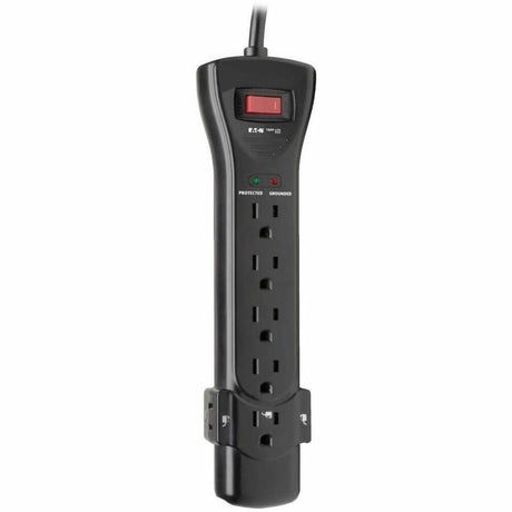Eaton Tripp Lite Series Protect It! 7-Outlet Surge Protector, 7 ft. Cord with Right-Angle Plug, 2160 Joules, Diagnostic LEDs, Black Housing