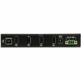 Eaton Tripp Lite Series 4-Port Industrial-Grade USB 2.0 Hub - 15 kV ESD Immunity, Metal Housing, Mountable