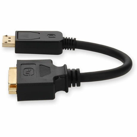 DisplayPort 1.2 Male to DVI-I (29 pin) Female Black Active Adapter For Resolution Up to 1920x1200 (WUXGA)