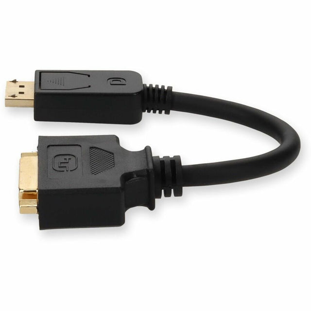 DisplayPort 1.2 Male to DVI-I (29 pin) Female Black Active Adapter For Resolution Up to 1920x1200 (WUXGA)