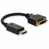 DisplayPort 1.2 Male to DVI-I (29 pin) Female Black Active Adapter For Resolution Up to 1920x1200 (WUXGA)
