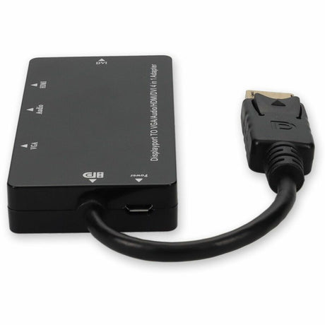 DisplayPort 1.2 Male to DVI, HDMI, VGA Female Black Adapter Which Comes with Audio For Resolution Up to 1920x1200 (WUXGA)