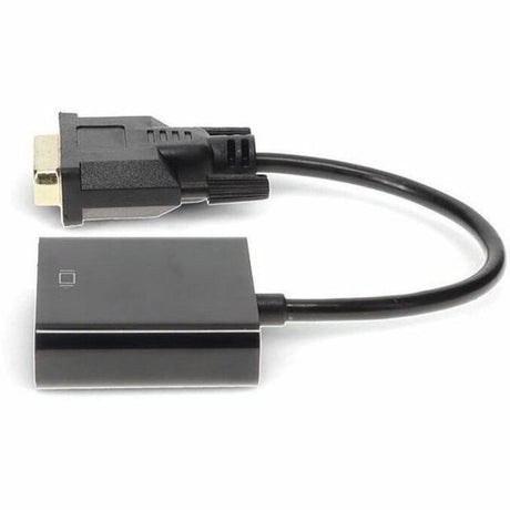DVI-D Single Link (18+1 pin) Male to VGA Female Black Active Adapter For Resolution Up to 1920x1200 (WUXGA)