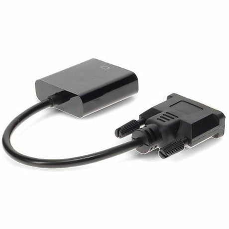 DVI-D Single Link (18+1 pin) Male to VGA Female Black Active Adapter For Resolution Up to 1920x1200 (WUXGA)