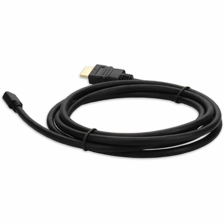 6ft HDMI 1.4 Male to Micro-HDMI 1.4 Male Black Cable For Resolution Up to 4096x2160 (DCI 4K)
