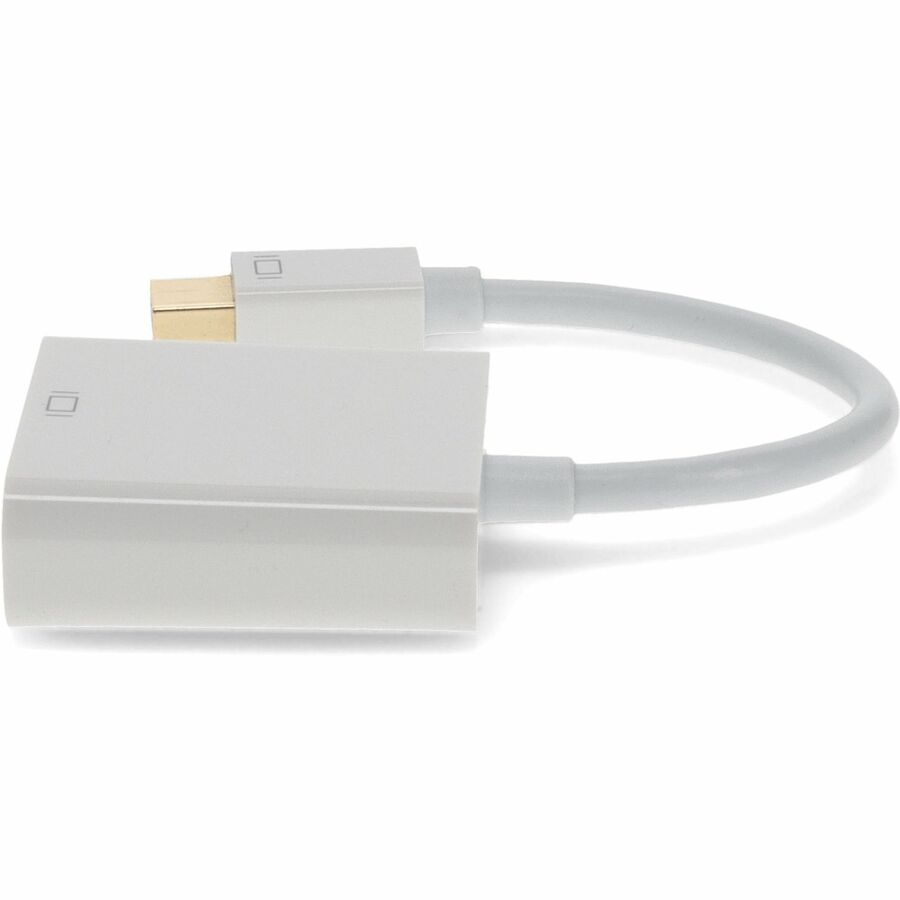 Mini-DisplayPort 1.1 Male to VGA Female Black Adapter Which Supports Intel Thunderbolt For Resolution Up to 1920x1200 (WUXGA)