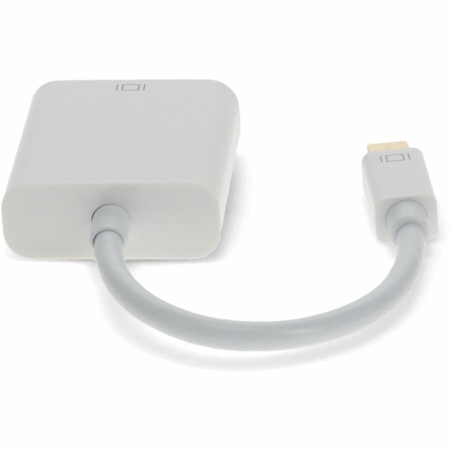 Mini-DisplayPort 1.1 Male to VGA Female Black Adapter Which Supports Intel Thunderbolt For Resolution Up to 1920x1200 (WUXGA)