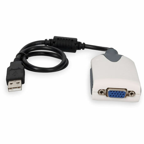 AddOn USB 2.0 (A) Male to VGA Female Black Adapter