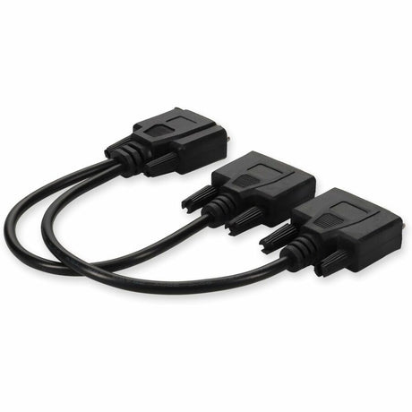 VGA Male to 2xVGA Female Black Adapter For Resolution Up to 1920x1200 (WUXGA)