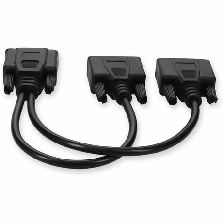VGA Male to 2xVGA Female Black Adapter For Resolution Up to 1920x1200 (WUXGA)