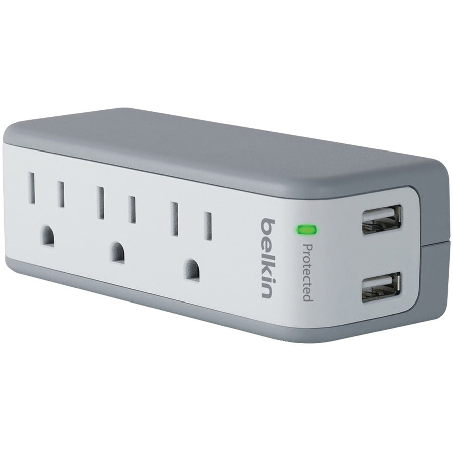 3OUT SURGE PROTECTR USB SWIVEL