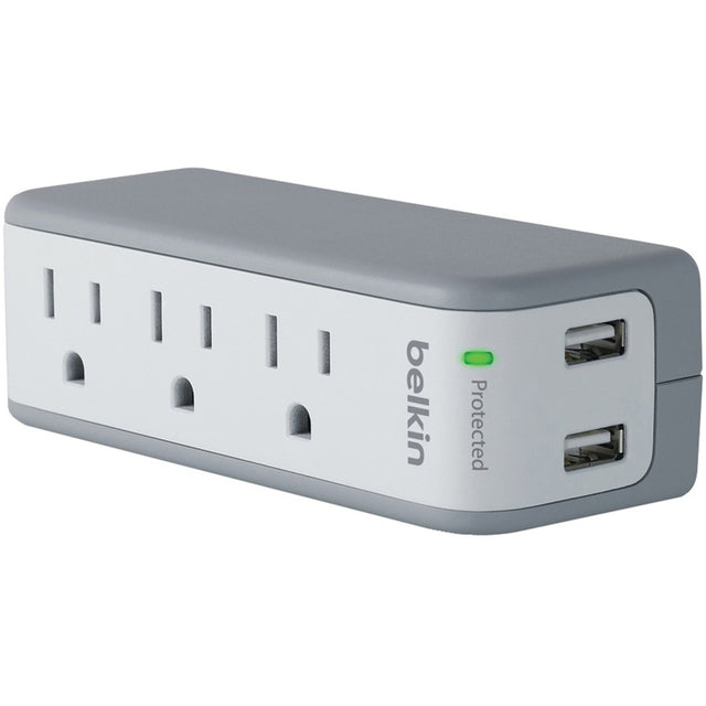 3OUT SURGE PROTECTR USB SWIVEL
