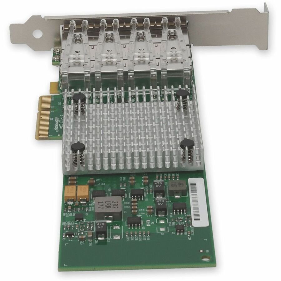 AddOn 1Gbs Quad Open SFP Port Network Interface Card