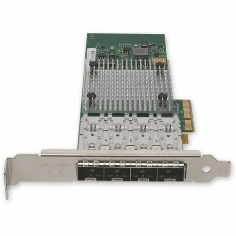 AddOn 1Gbs Quad Open SFP Port PCIe 2.0 x4 Network Interface Card
