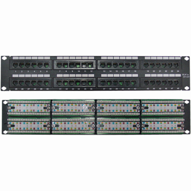 48PORT CAT5E PATCH PANEL 2U