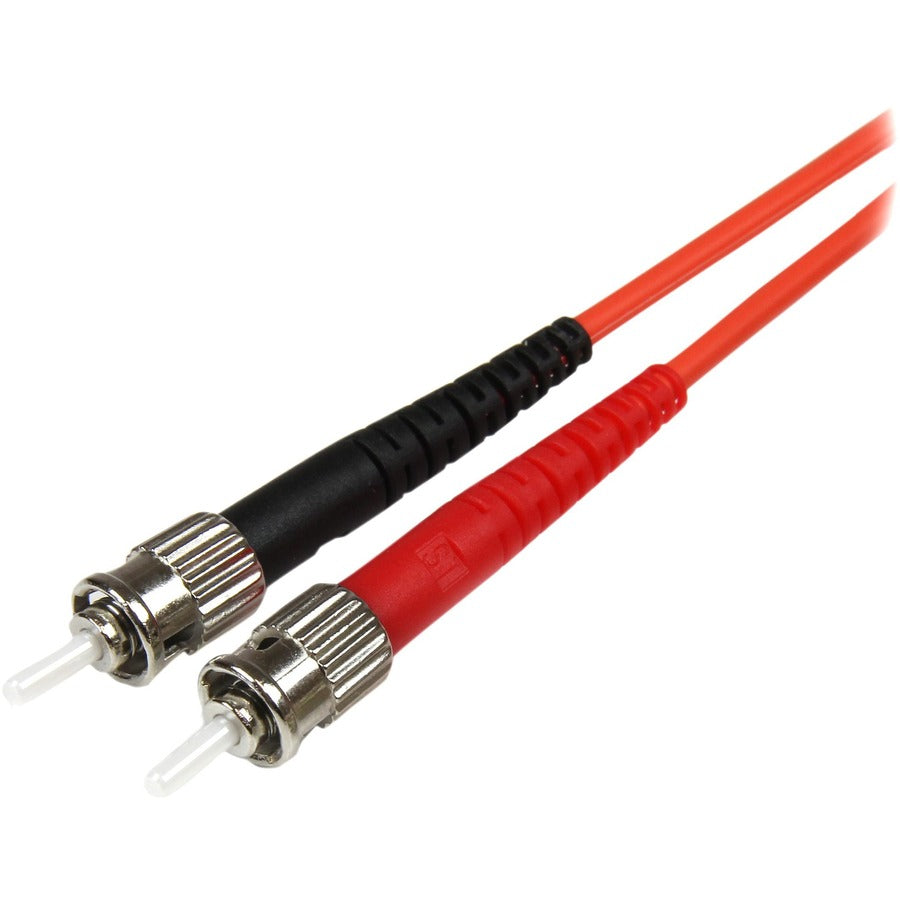 StarTech.com 10m Fiber Optic Cable - Multimode Duplex 50/125 - LSZH Fiber Jumper Cord - LC/ST