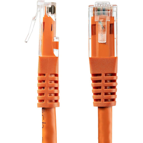StarTech.com 15ft CAT6 Ethernet Cable - Orange Molded Gigabit - 100W PoE UTP 650MHz - Category 6 Patch Cord UL Certified Wiring/TIA