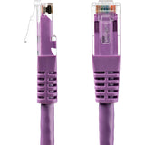 StarTech.com 20ft CAT6 Ethernet Cable - Purple Molded Gigabit - 100W PoE UTP 650MHz - Category 6 Patch Cord UL Certified Wiring/TIA