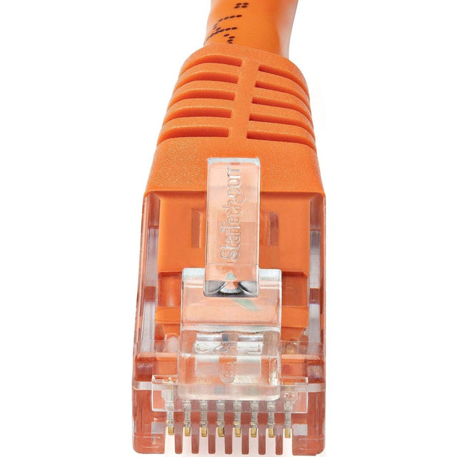 StarTech.com 25ft CAT6 Ethernet Cable - Orange Molded Gigabit - 100W PoE UTP 650MHz - Category 6 Patch Cord UL Certified Wiring/TIA