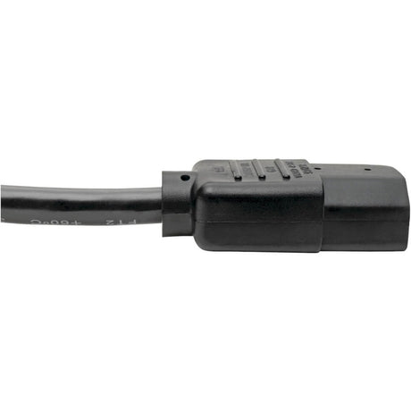 Eaton Tripp Lite Series PDU Power Cord, C13 to C14 - 10A, 250V, 18 AWG, 2 ft. (0.61 m), Black