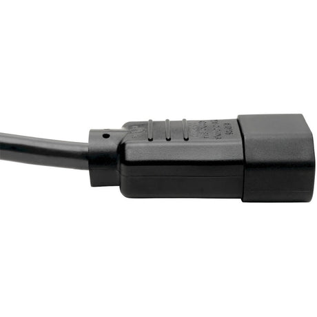 Eaton Tripp Lite Series PDU Power Cord, C13 to C14 - 10A, 250V, 18 AWG, 2 ft. (0.61 m), Black