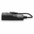 AddOn USB 2.0 (A) Male to RJ-45 Female Gray & Black Adapter