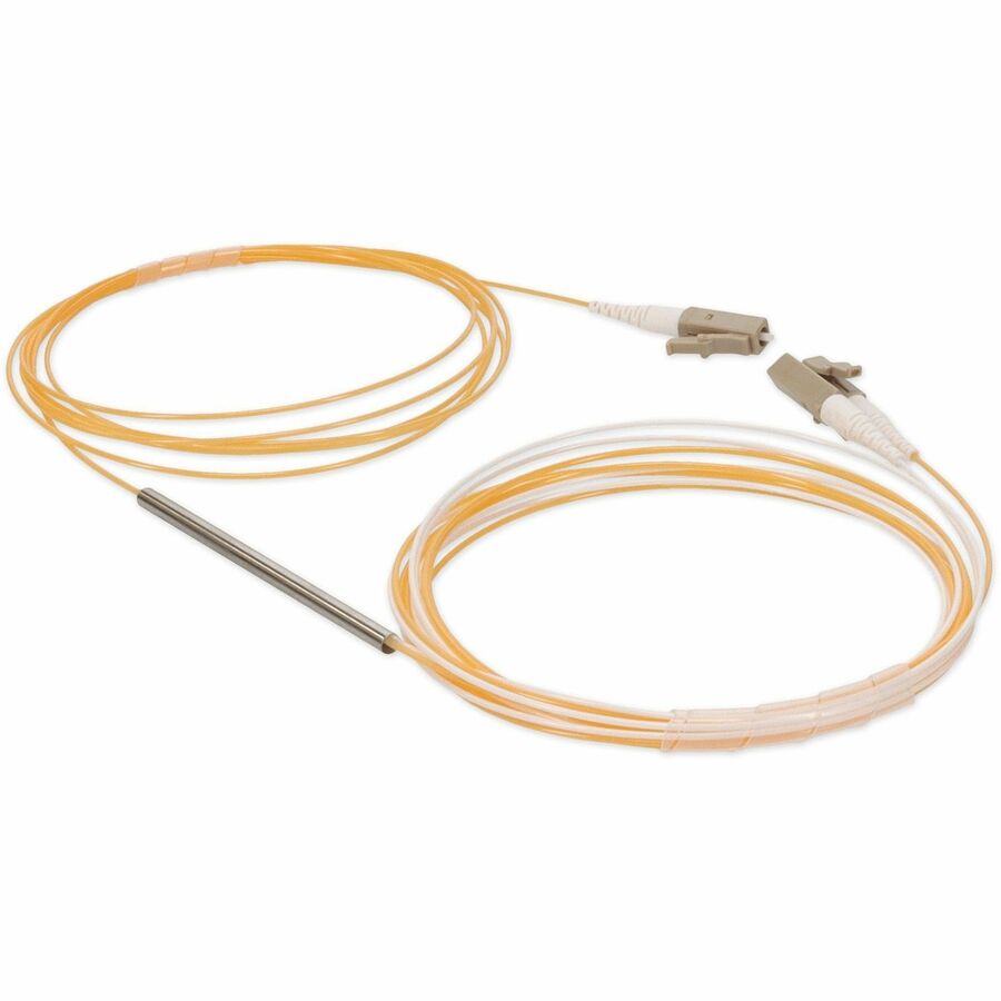 AddOn 3m LC (Male) to 2xLC (Male) Orange OM2 Simplex Fiber Splitter Cable With 50/50 Ratio