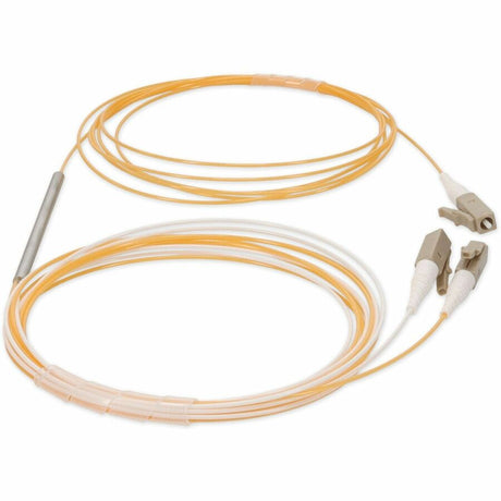 AddOn 3m LC (Male) to 2xLC (Male) Orange OM2 Simplex Fiber Splitter Cable With 50/50 Ratio