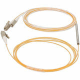 AddOn 3m LC (Male) to 2xLC (Male) Orange OM2 Simplex Fiber Splitter Cable With 50/50 Ratio