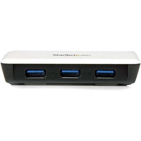 StarTech.com USB 3.0 to Gigabit Ethernet NIC Network Adapter with 3 Port Hub - White