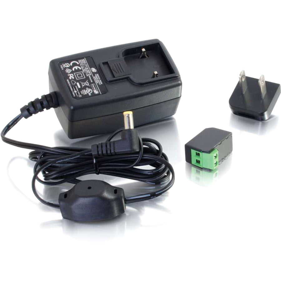 C2G TruLink Dual Gang VGA+3.5mm+4 Keystone over Cat5 Wall Plate Transmitter- Aluminum