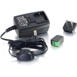 C2G TruLink Dual Gang VGA+3.5mm+4 Keystone over Cat5 Wall Plate Transmitter- Aluminum