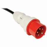 Eaton Tripp Lite Series 11.5kW 3-Phase Local Metered PDU, 208-240V (36 C13 & 9 C19), IEC-309 16/20A Red, 360-415V Input, 6 ft. (1.83 m) Cord, 0U Vertical, TAA