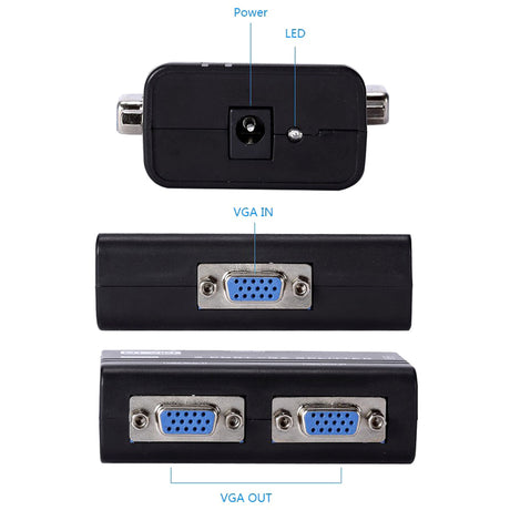 2PORT VIDEO SPLITTER 1920X1440