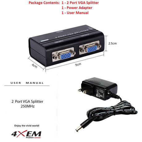 2PORT VIDEO SPLITTER 1920X1440