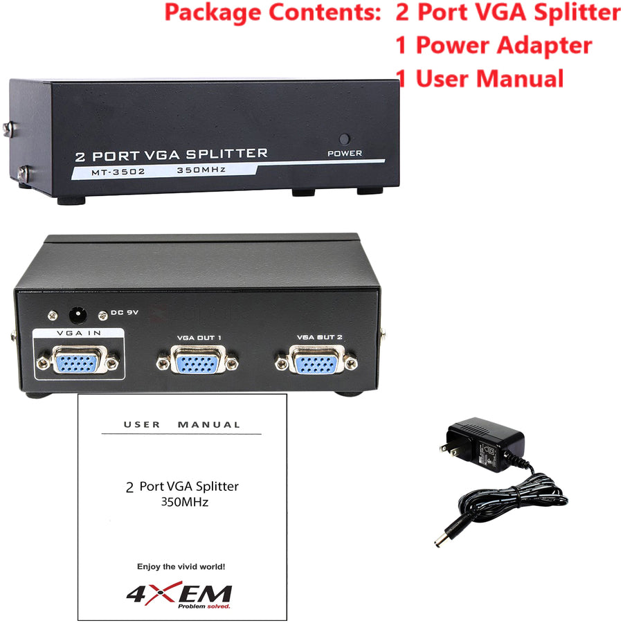 2PORT VIDEO SPLITTER 1920X1440