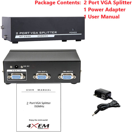 2PORT VIDEO SPLITTER 1920X1440