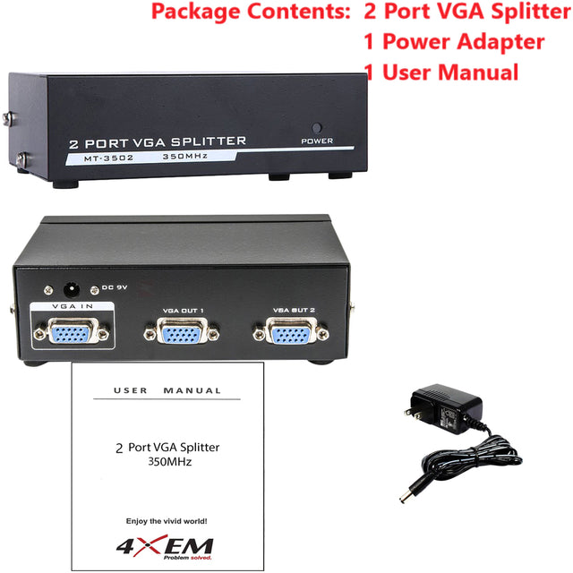 2PORT VIDEO SPLITTER 1920X1440