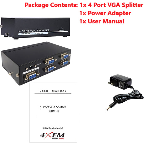 4PORT VIDEO SPLITTER 1920X1440