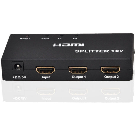 4XEM 2 Port HDMI Splitter & Signal Amplifier