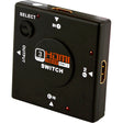 4XEM 3 Port HDMI Switch with full HD support. 3 HDMI devices into 1 HDMI display.