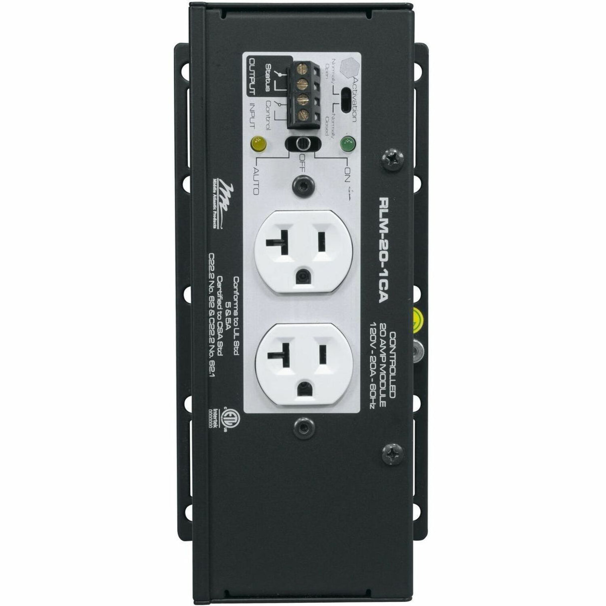 Middle Atlantic MPR Series 20 Amp Module - Controlled Stand-Alone