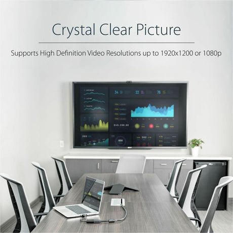 StarTech.com HDMI to VGA Adapter - 1080p - 1920 x 1080 - Black - HDMI Converter - VGA to HDMI Monitor Adapter