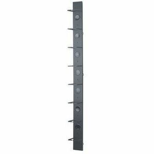 Ortronics 6 in DirectPath Vertical Organizer - Double-Sided - Black